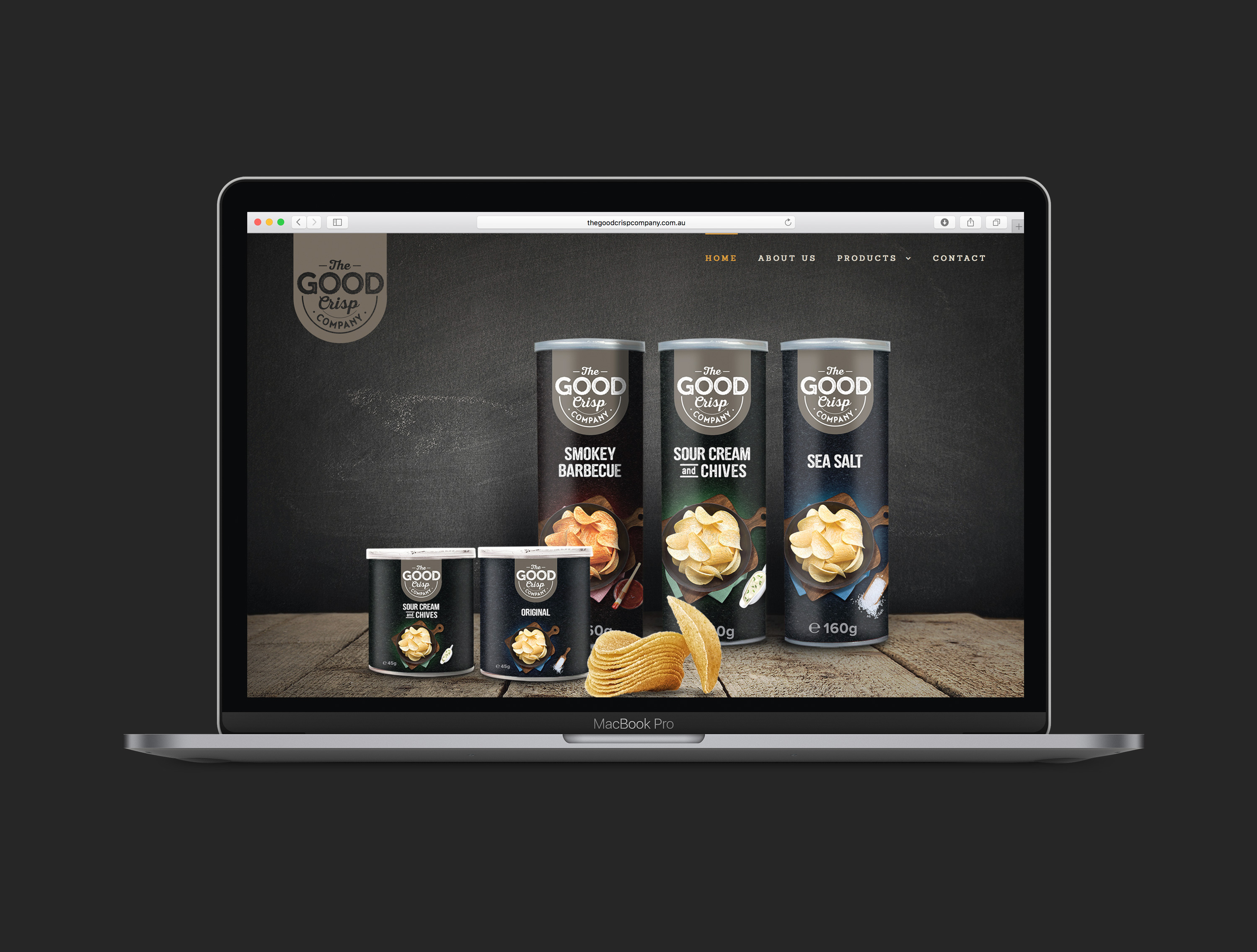 The Good Crisp Co Website Design