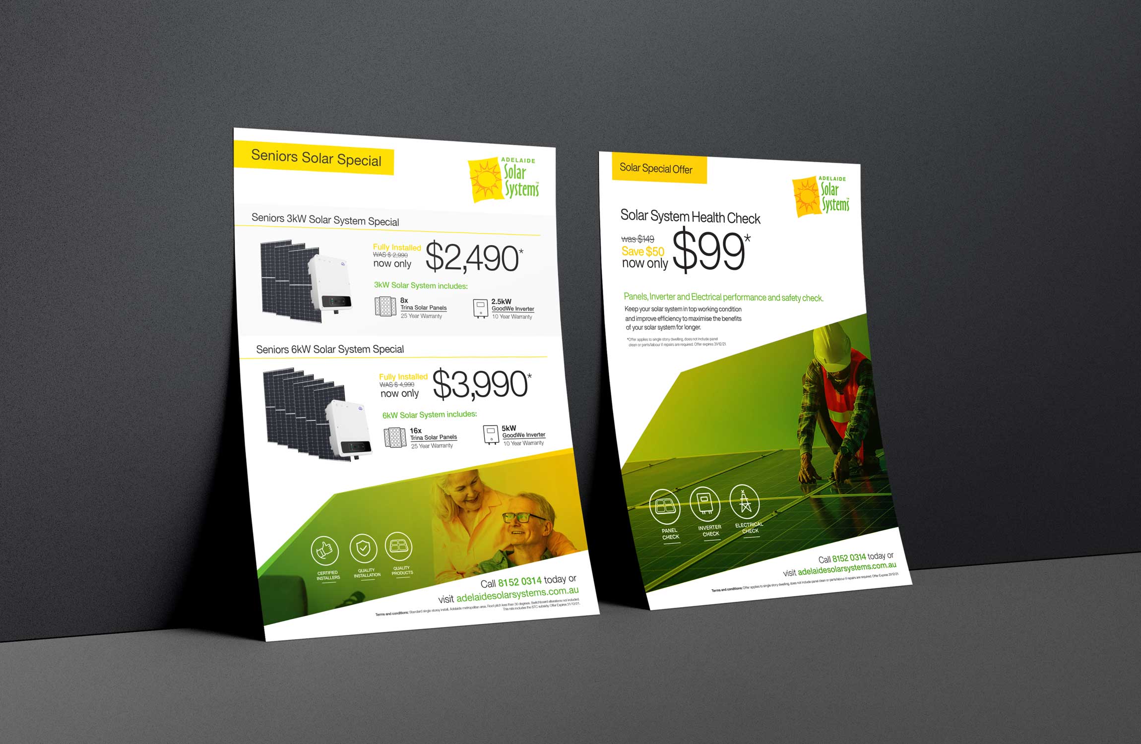 Adelaide Solar Systems Flyers
